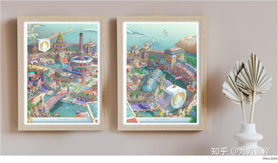 2024年巴黎奥运会官方海报揭晓!堪称"塞纳上河图" - 知乎