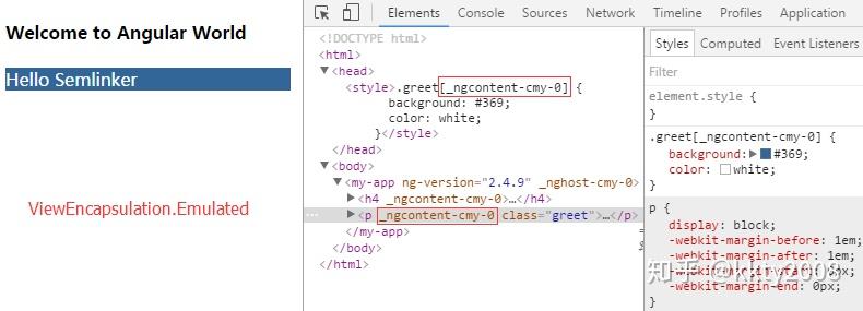 Angular 8+ @Component.encapsulation - 知乎