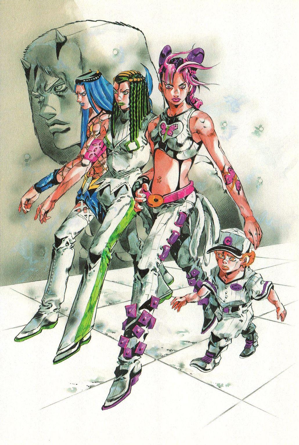 有没有这种类型原画的jojo图片