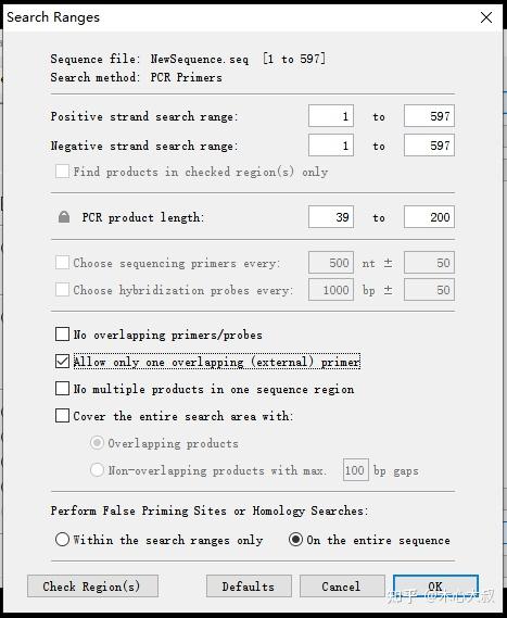 Oligo7 引物设计流程 - 知乎