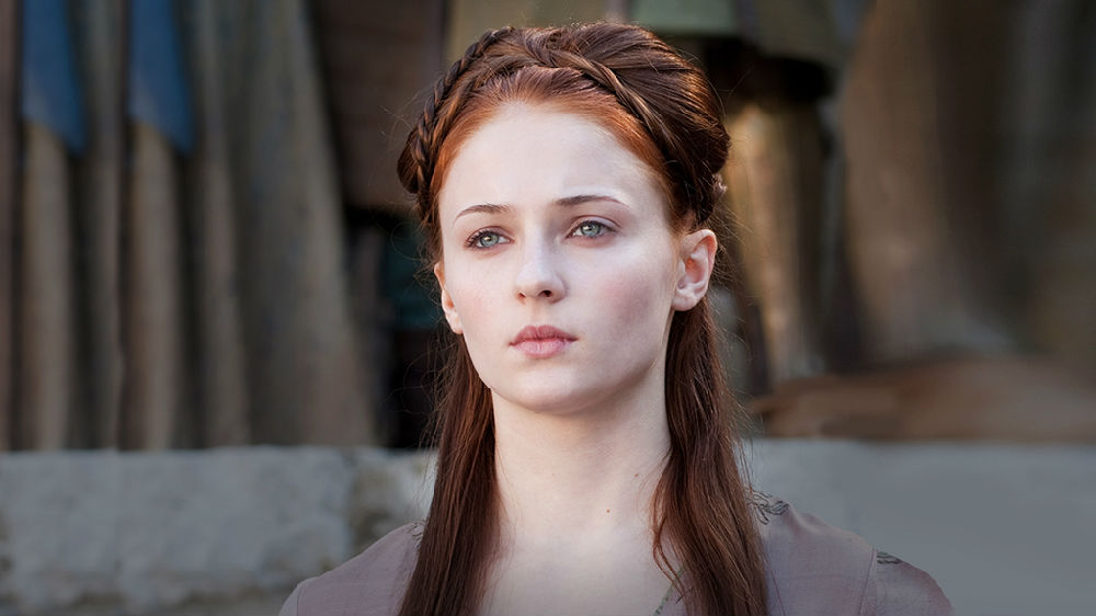 画风也是惊艳了很多人在剧中饰演sansa stark"三傻"的小姐姐叫sophie