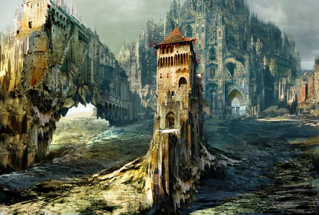 建模参考丨末日废土风格建筑场景素材第7期