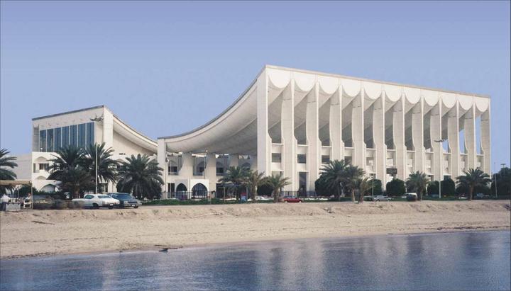 曲面预制装配建筑案例——科威特国会大厦，伍重 - 知乎