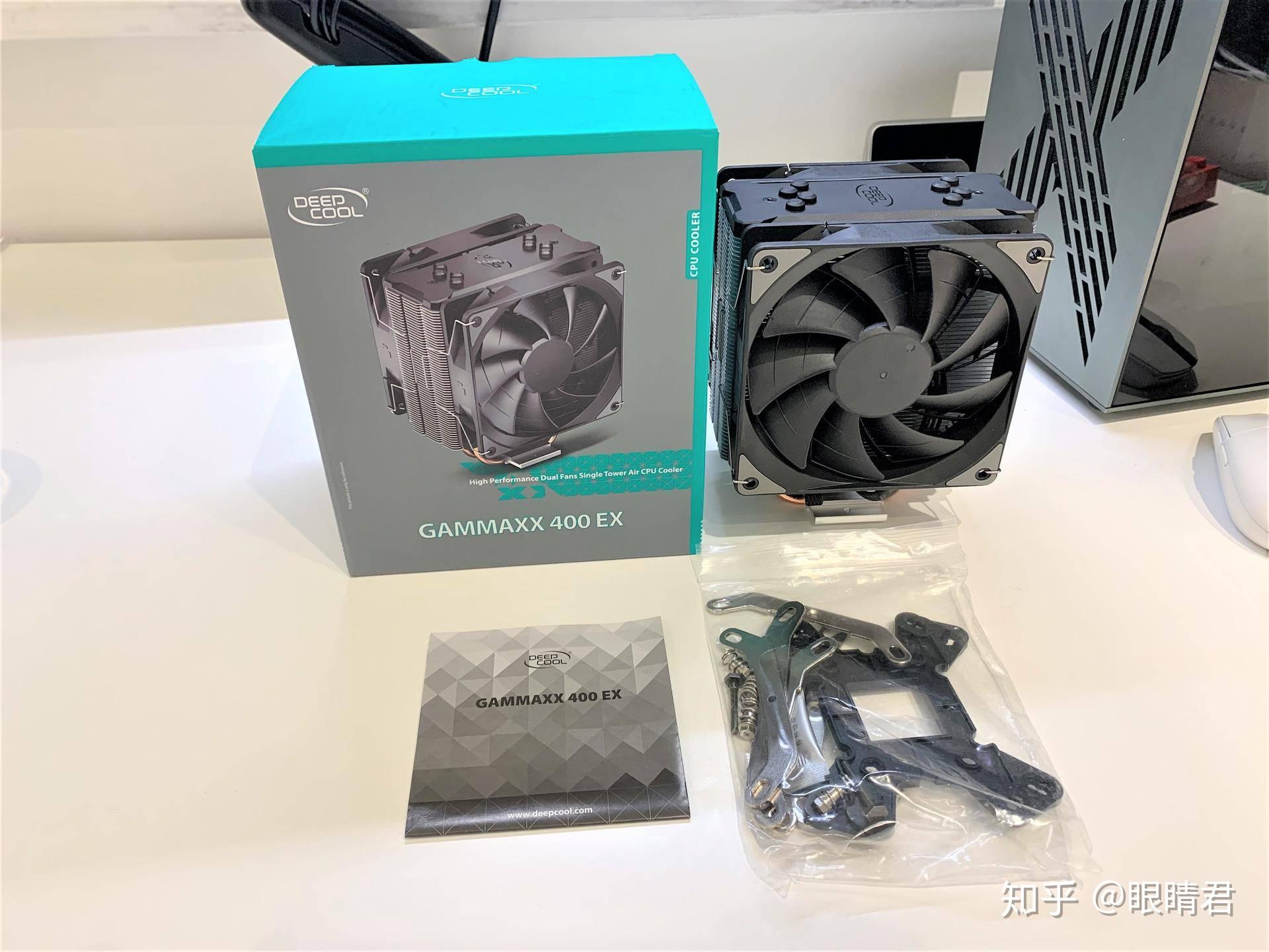 鳍片加量黑化双风扇玄冰400ex散热上机