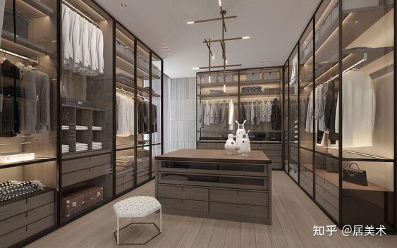 全屋定制 #定制衣帽间 #岛台设计 #衣柜收纳 #居美术 #收纳设计u型