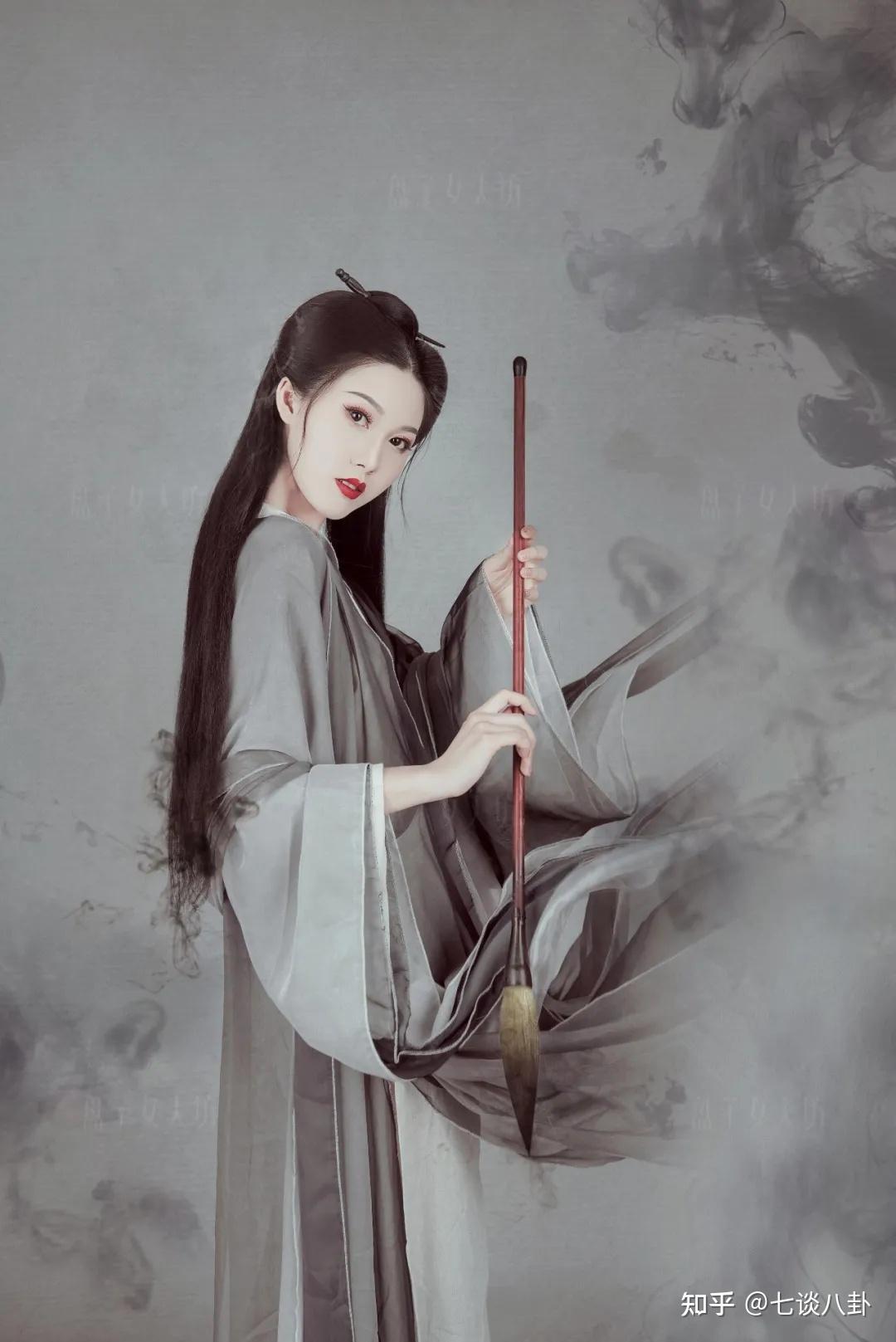 盘子女人坊客片欣赏水墨画系列花开无尘墨