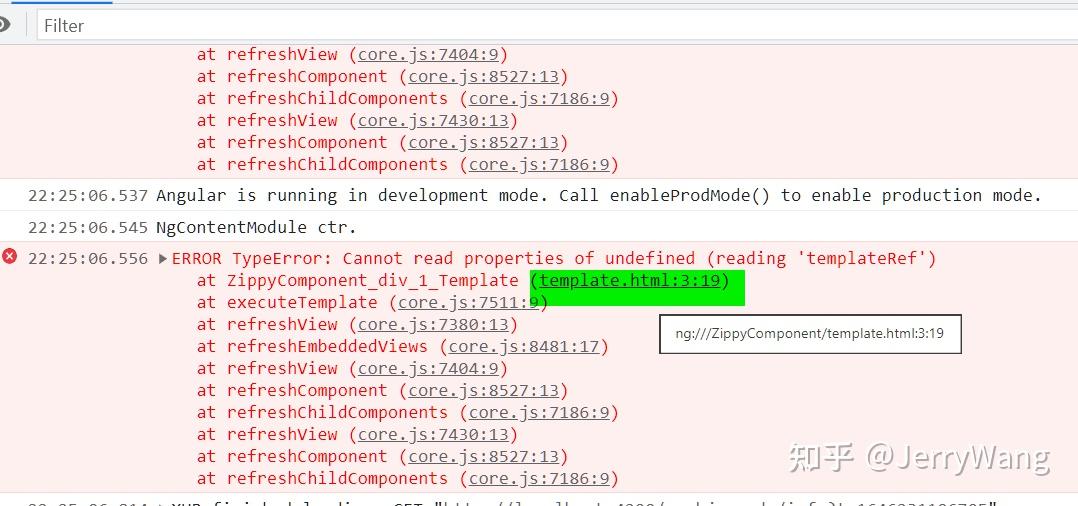 Angular 内容投影出现 No provider for TemplateRef found 错误的单步调试 - 知乎