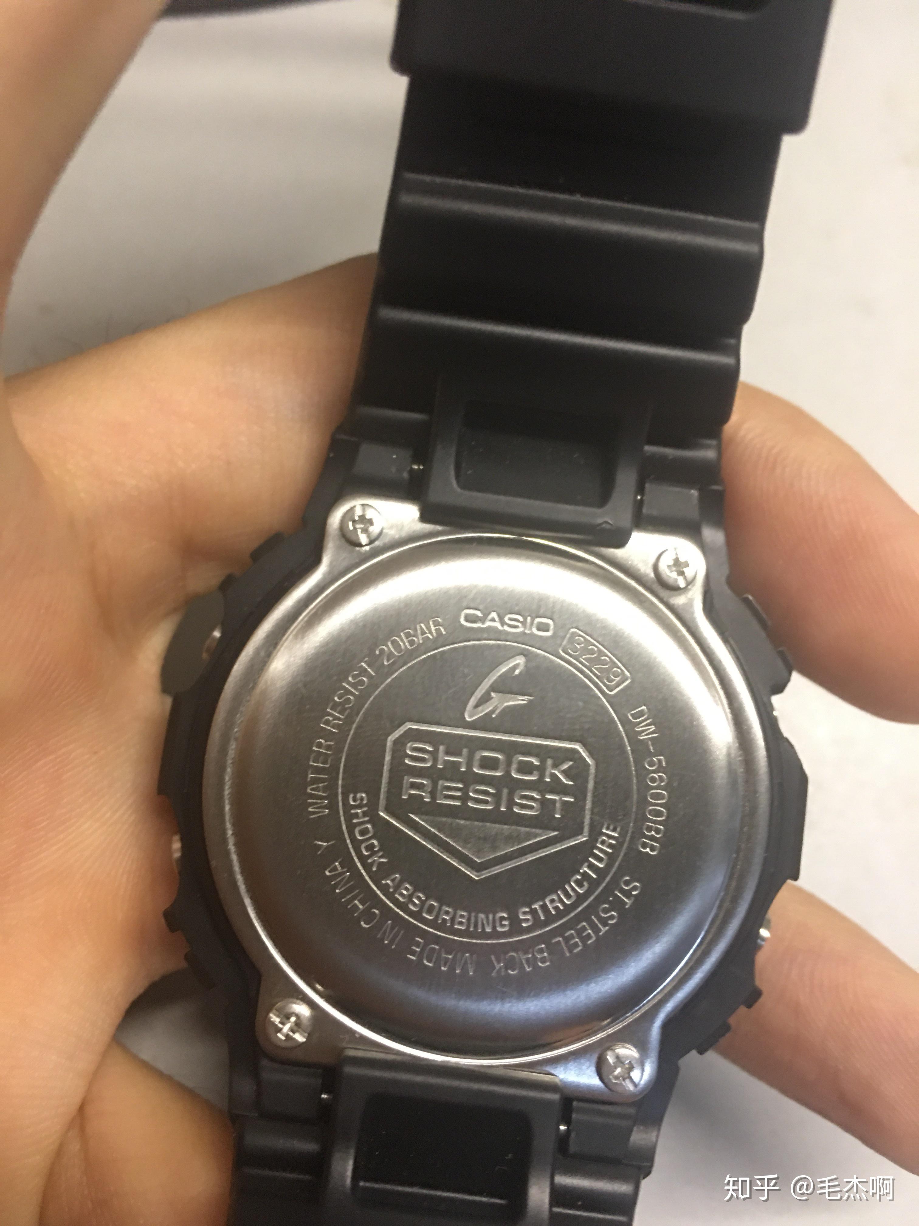 卡西欧小方块gshockdw5600bb鉴定