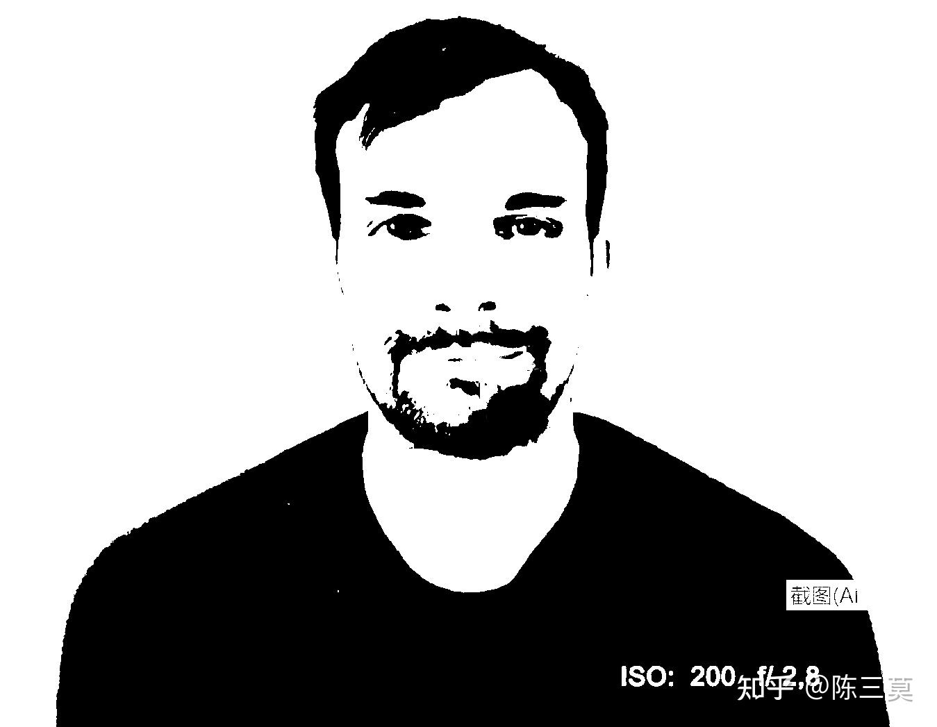 怎么让照片变成黑白简笔画呢(如下图)?