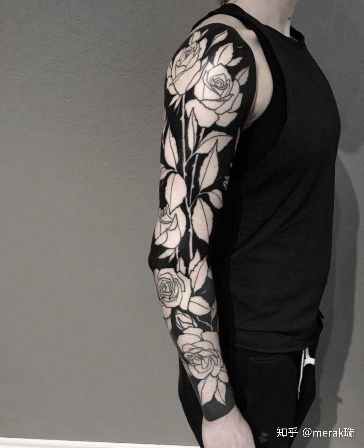 纹身| 黑臂纹身,于极致处寻找美 - 知乎