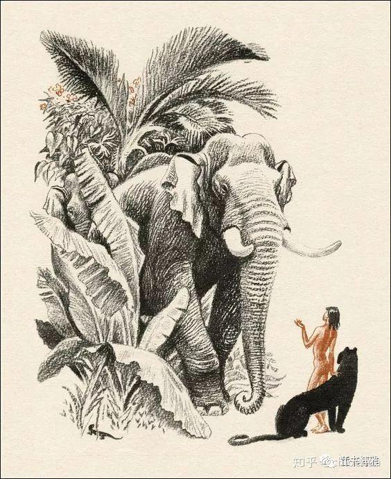象王hathi,并将它刺成重伤,伤愈后愤怒的hathi带领三个儿子夷平了整个