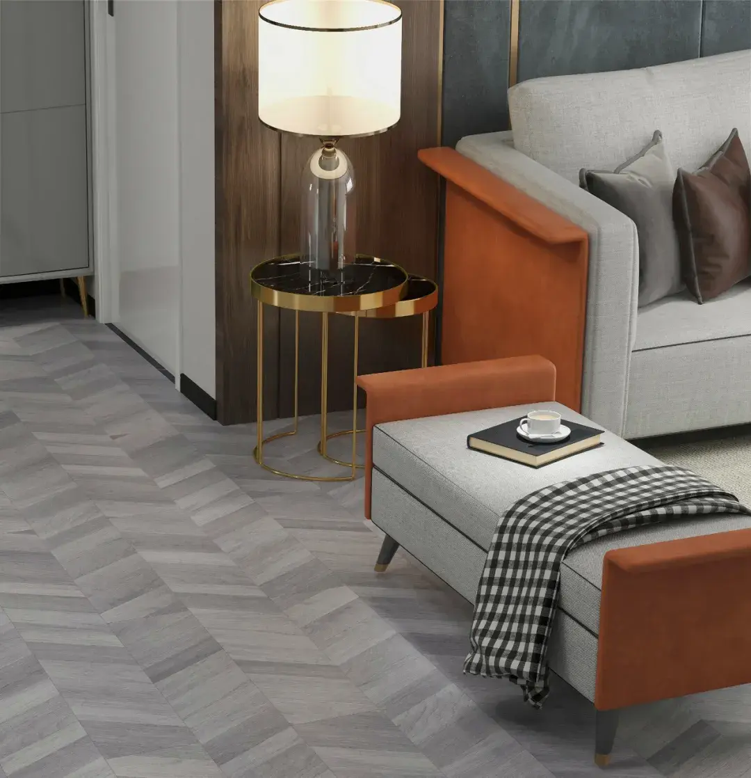 鱼骨拼地板很火因为铺装效果实在太美了