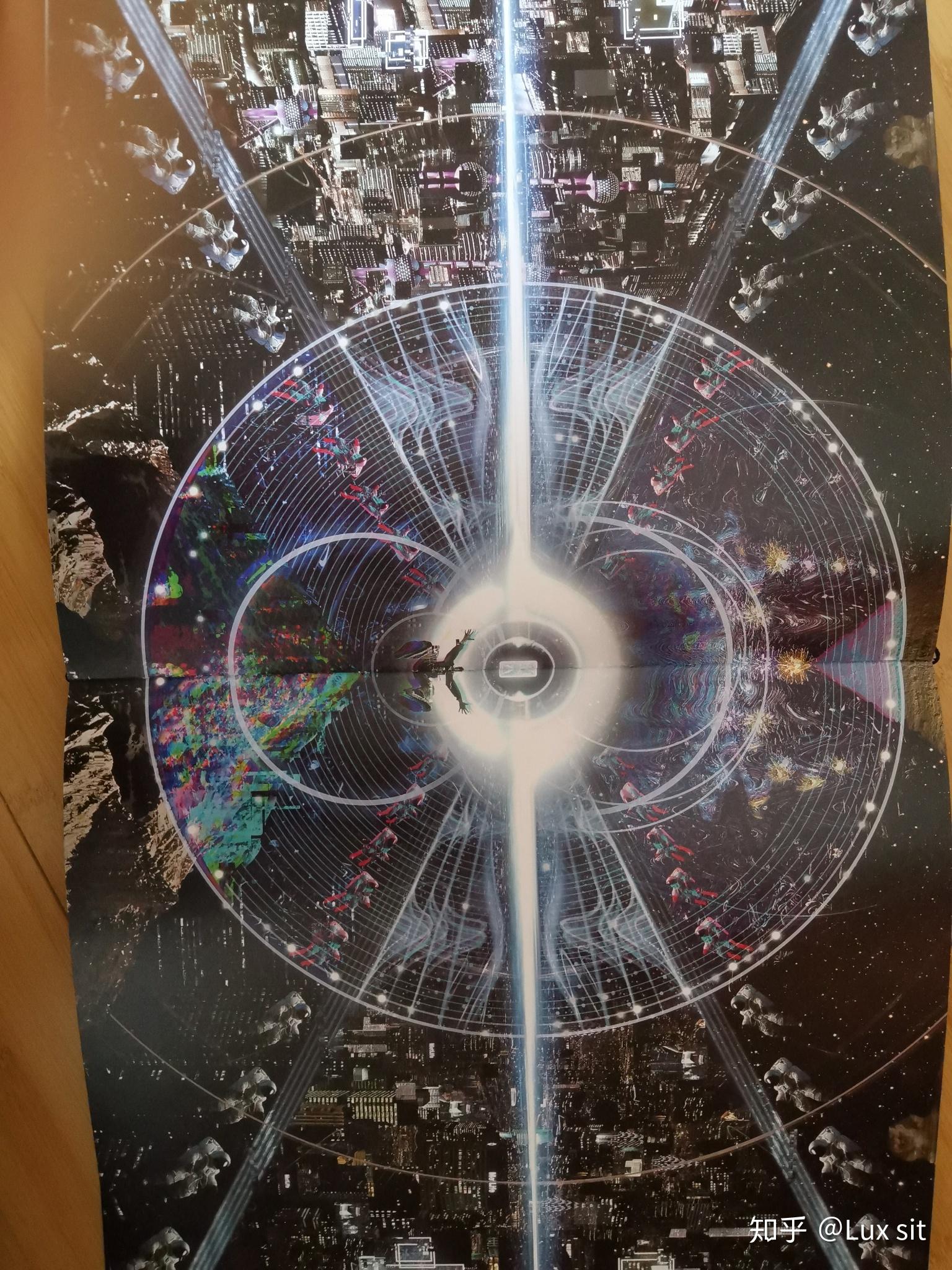 有没有人能画出《三体》里太阳系被二维化的概念图?