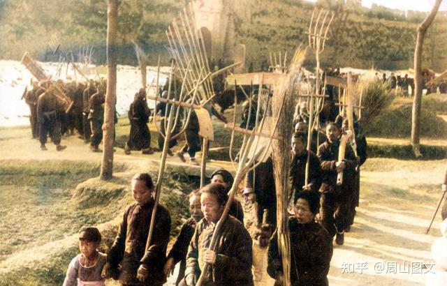 1950年陕西西安土改运动老照片 - 知乎