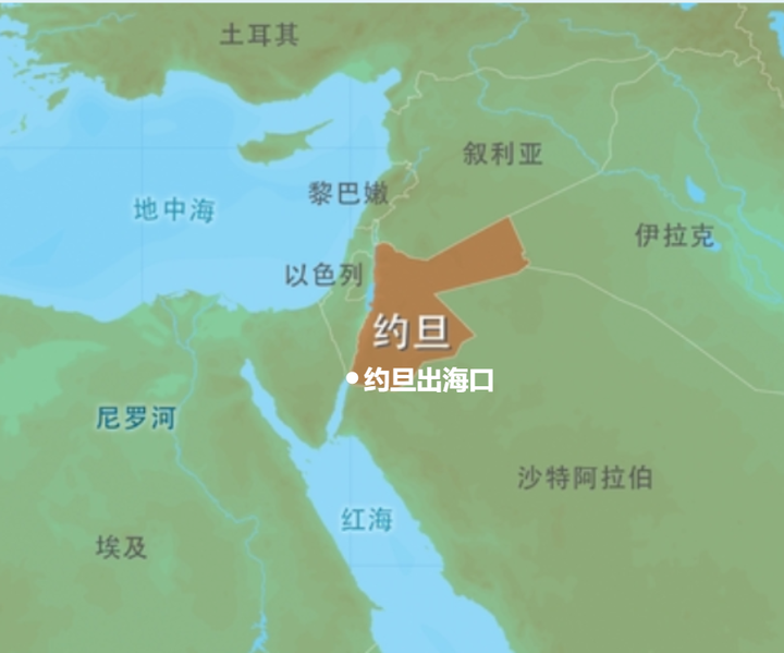 约旦:差点沦为内陆国,为何从沙特获得了19公里海岸线? - 知乎