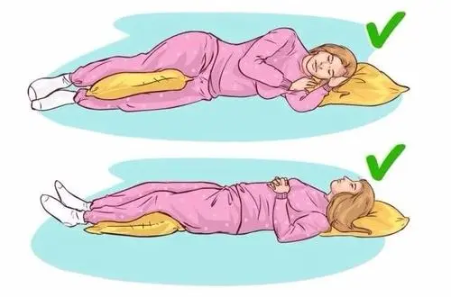 女人腰疼最佳睡姿图片图片