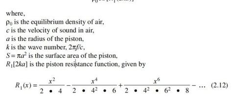 【声学基础】辐射器的声学特性(Acoustics of Radiators) - 知乎