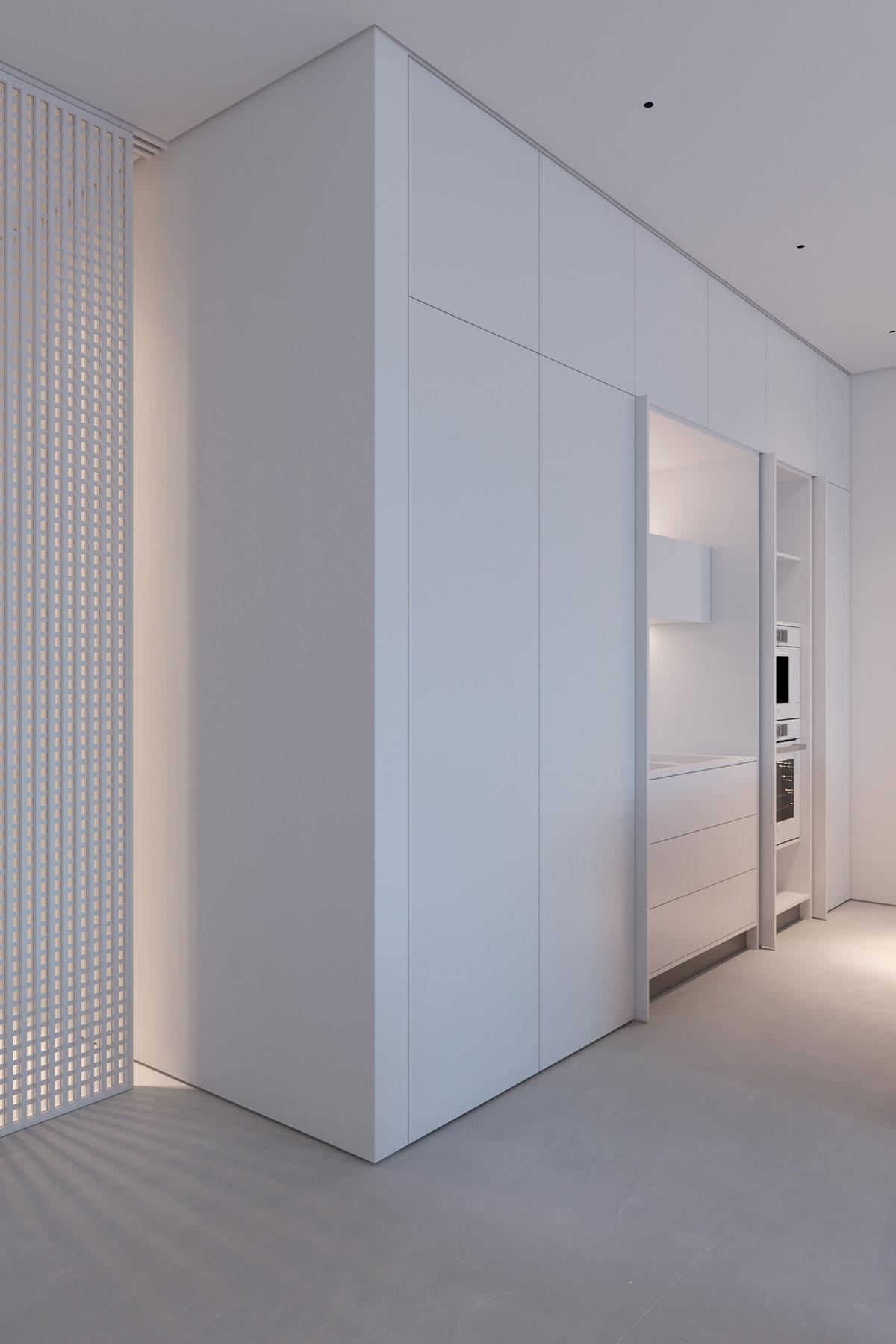 白色的柜子,配什么颜色的房门和地板好看?