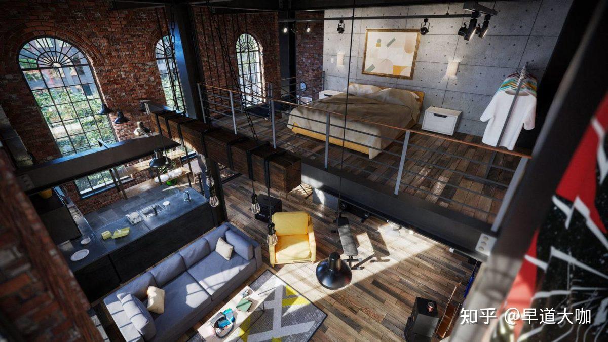 Blender公寓阁楼电竞房客厅室内场景3D模型资产 Kitbash3D – Apartment Interiors - 知乎