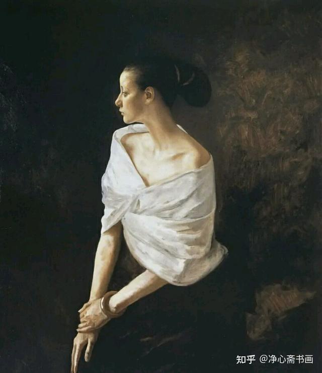 画家应该有敬畏之心吗，王玉琦画的女人油画，典雅中更有神秘色彩 - 知乎