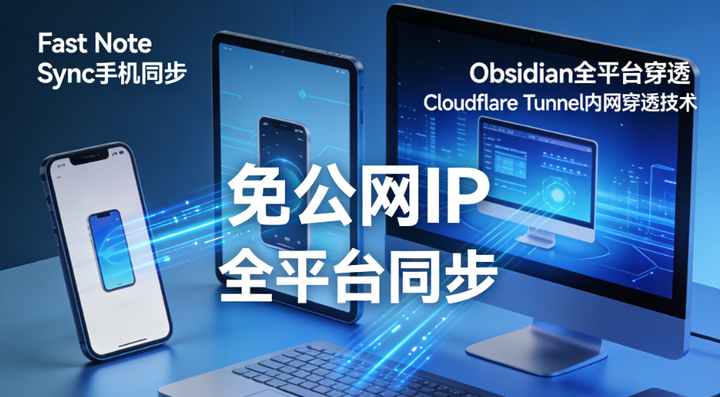 Fast Note Sync 手机同步终极方案！飞牛Cloudflare Tunnel 实现Obsidian全平台穿透 - 知乎