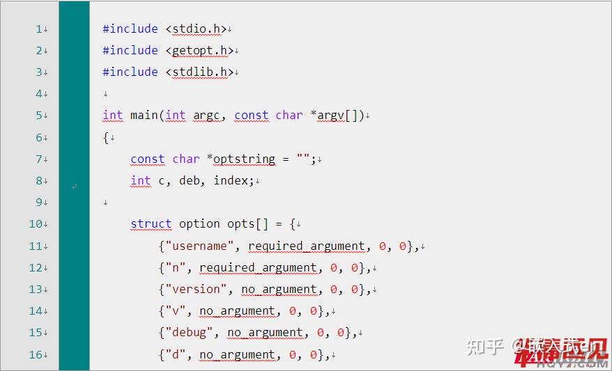 Linux C下的命令行参数解析 知乎