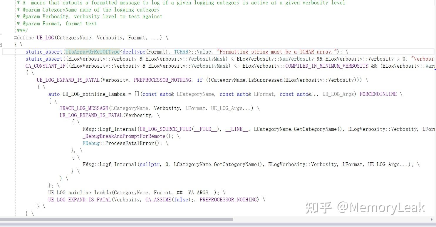 UE4的Logging模块二 知乎