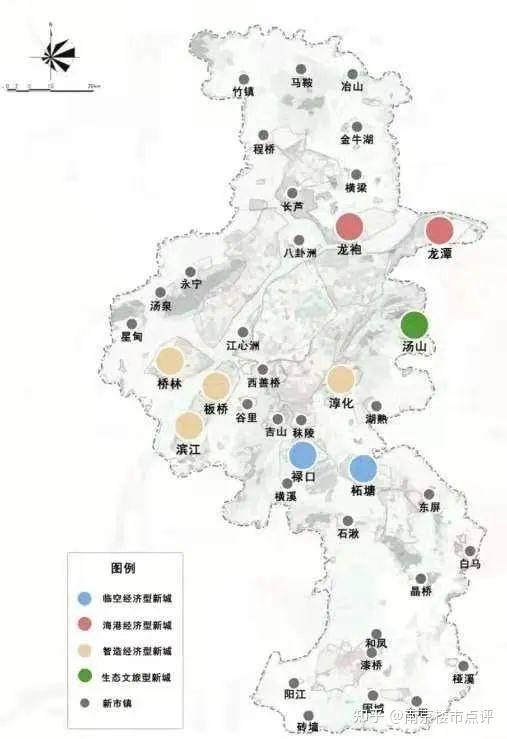 桥林,板桥,滨江,汤山,淳化九大新城六合,溧水,高淳三大副城南京市城市