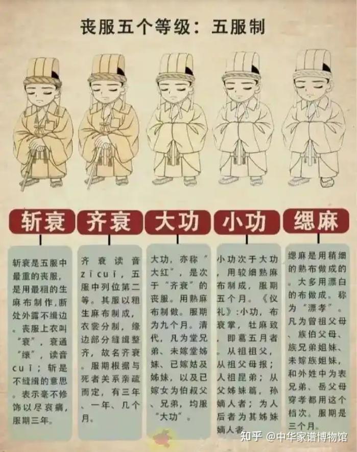 五服、六亲、九族、祖宗十八代宗亲关系详细解释 - 知乎