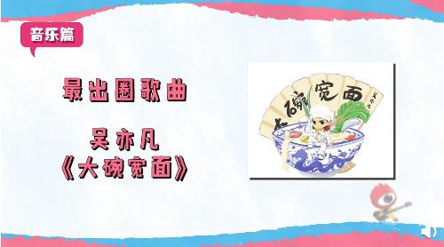 新浪音乐2019十大歌曲,《大碗宽面》,《野狼disco》等上榜日前,新浪