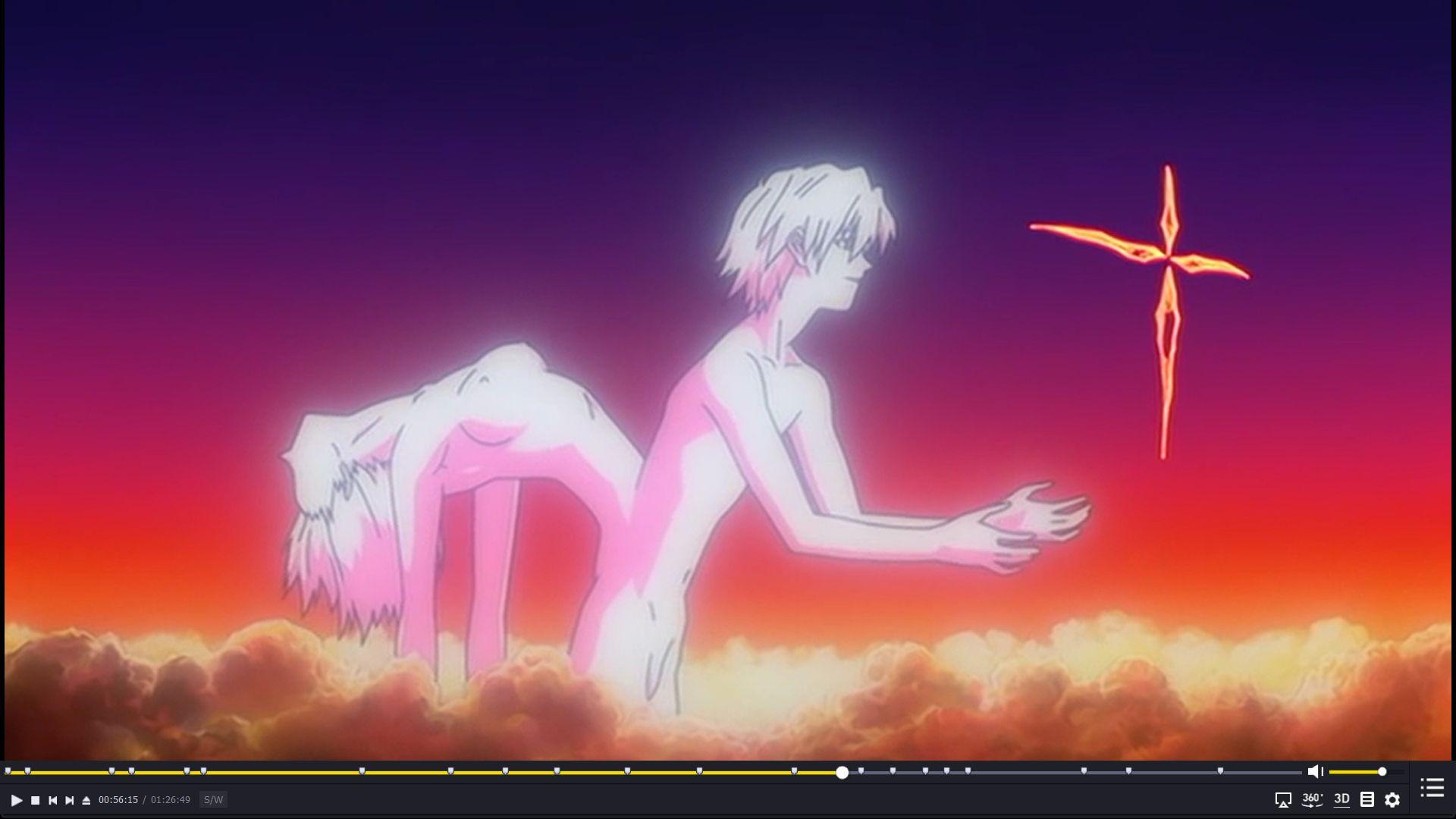 eva新世纪福音战士中最让你震撼的画面是是哪一段