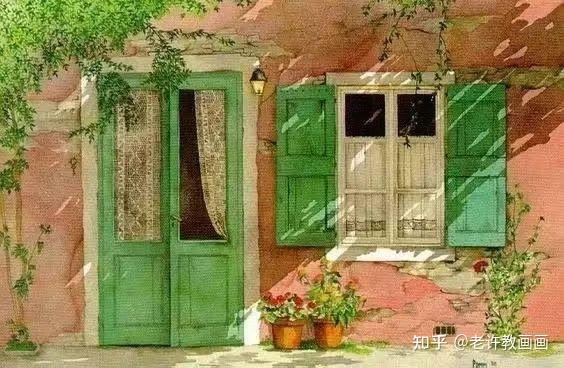 美国的画家Pomm擅长水彩画 - 知乎