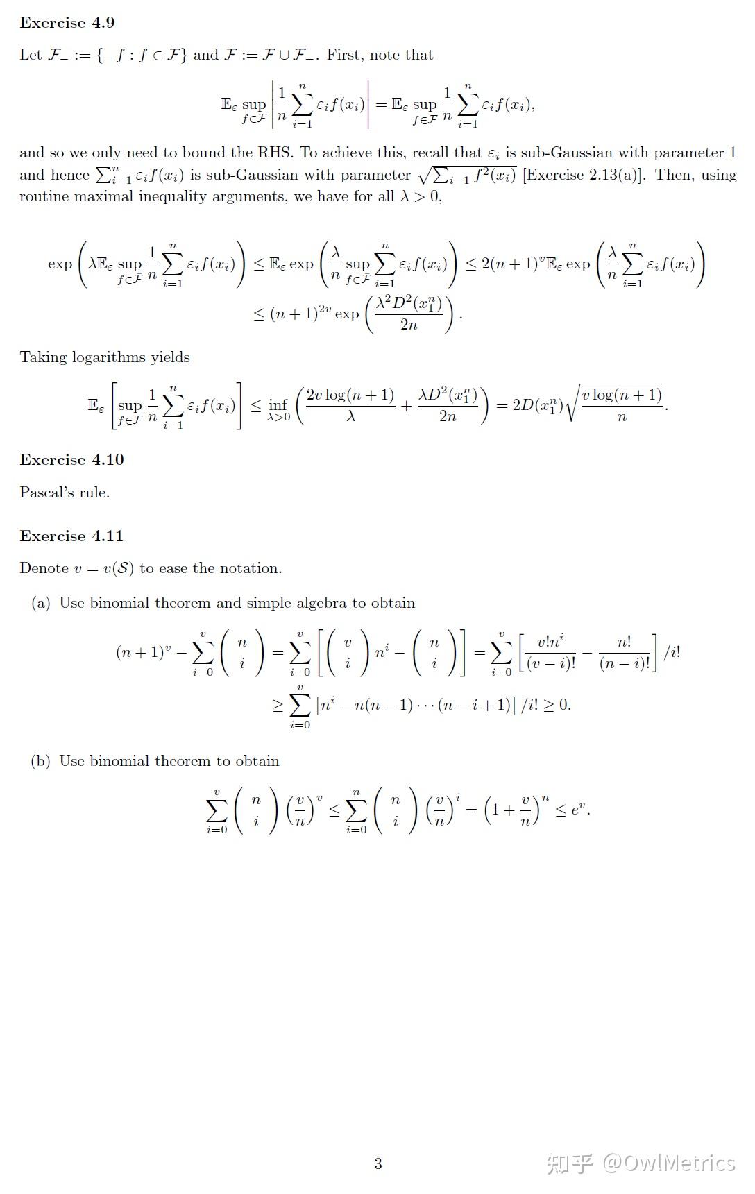 Wainwright高维统计学Chapter 4 [Mindmap+Solutions] 知乎