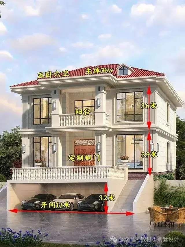2025农村自建房爆款！30套现代三层设计，挑空客厅+屋顶花园别墅 - 知乎