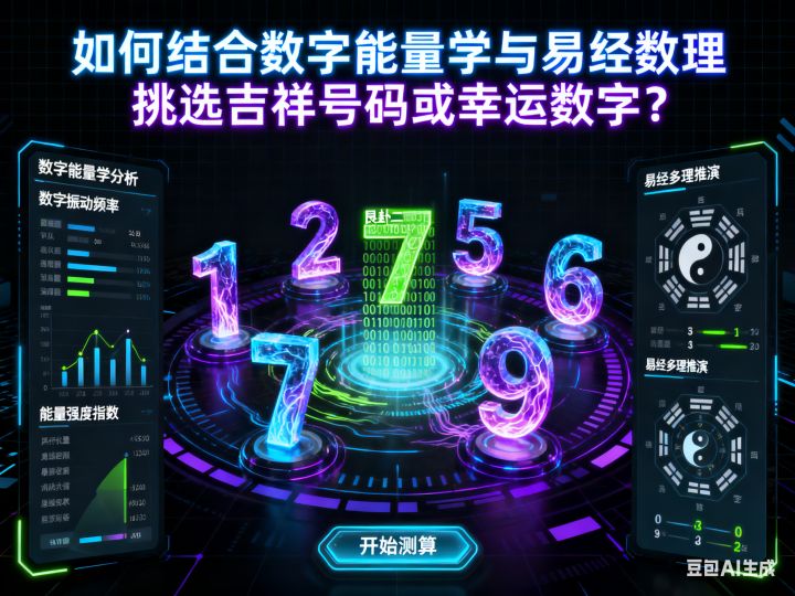 如何结合数字能量学与易经数理挑选吉祥号码或幸运数字? - 知乎