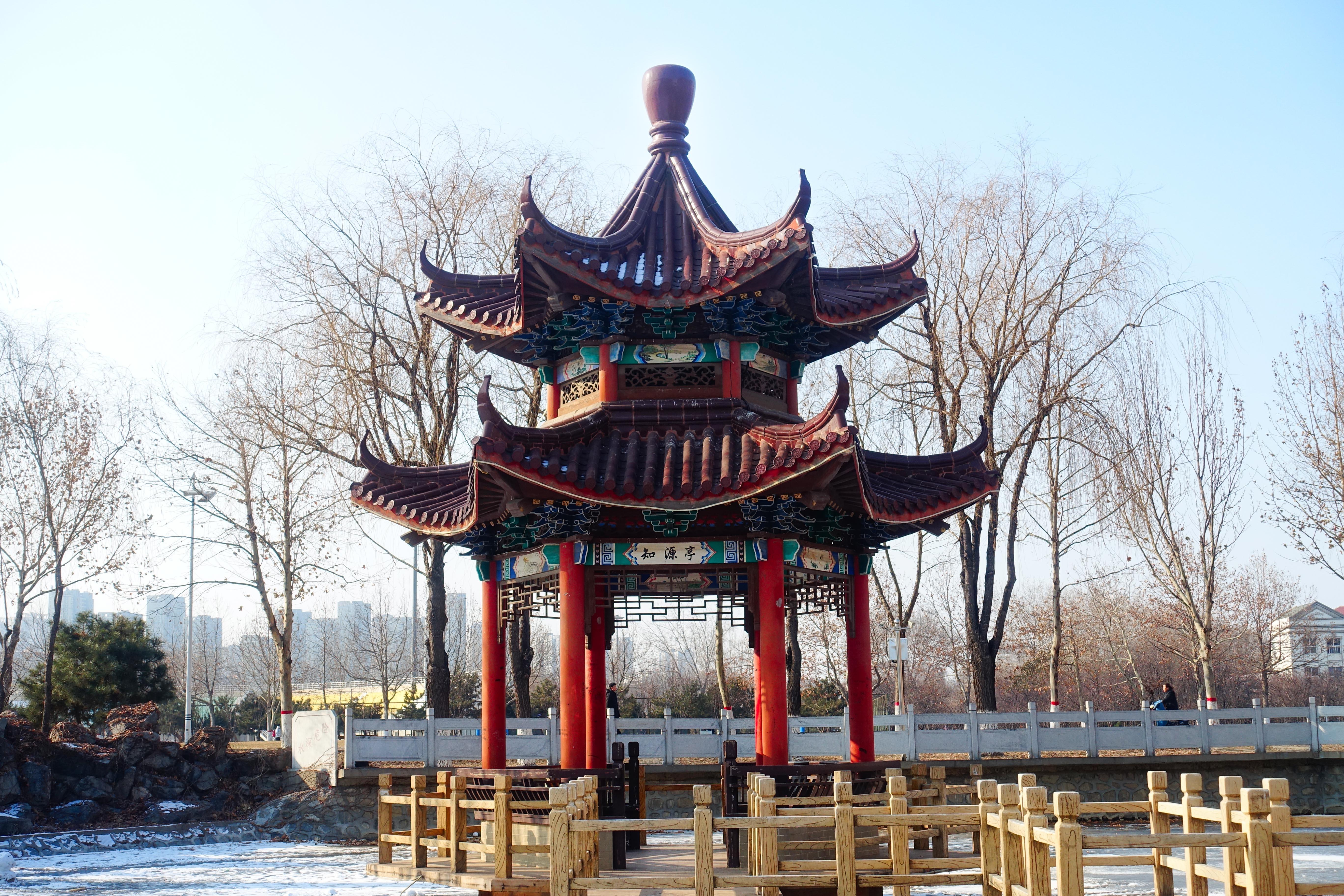 东秦校园风景画册冬