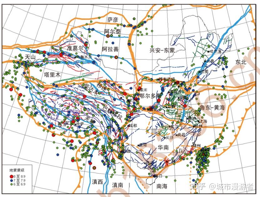 我国主要城市受地震影响分级 - 知乎