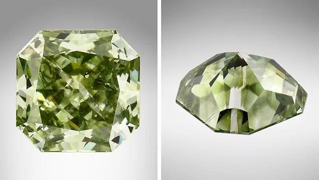 grc高温高压合成绿色钻石