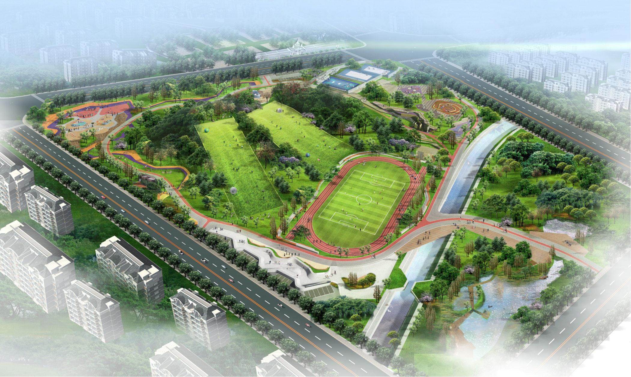 洛阳市体育健身公园规划设计