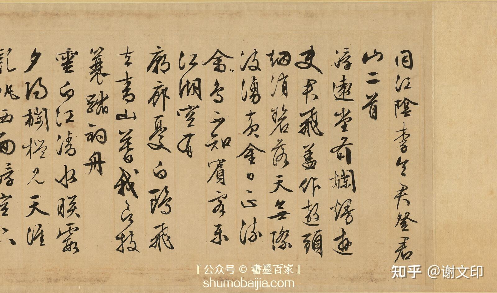 文徵明手卷全卷纸本欣赏