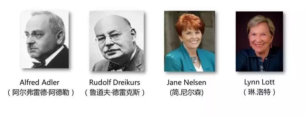 正面管教"以个体心理学先驱,阿尔弗雷德·阿德勒和鲁道夫·德雷克斯的