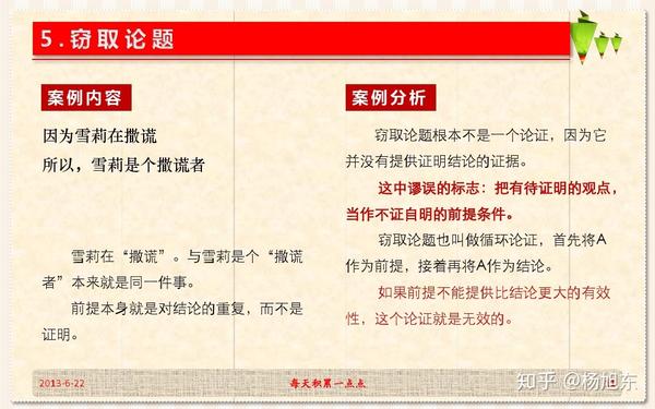 逻辑谬误的常见形式 - 知乎