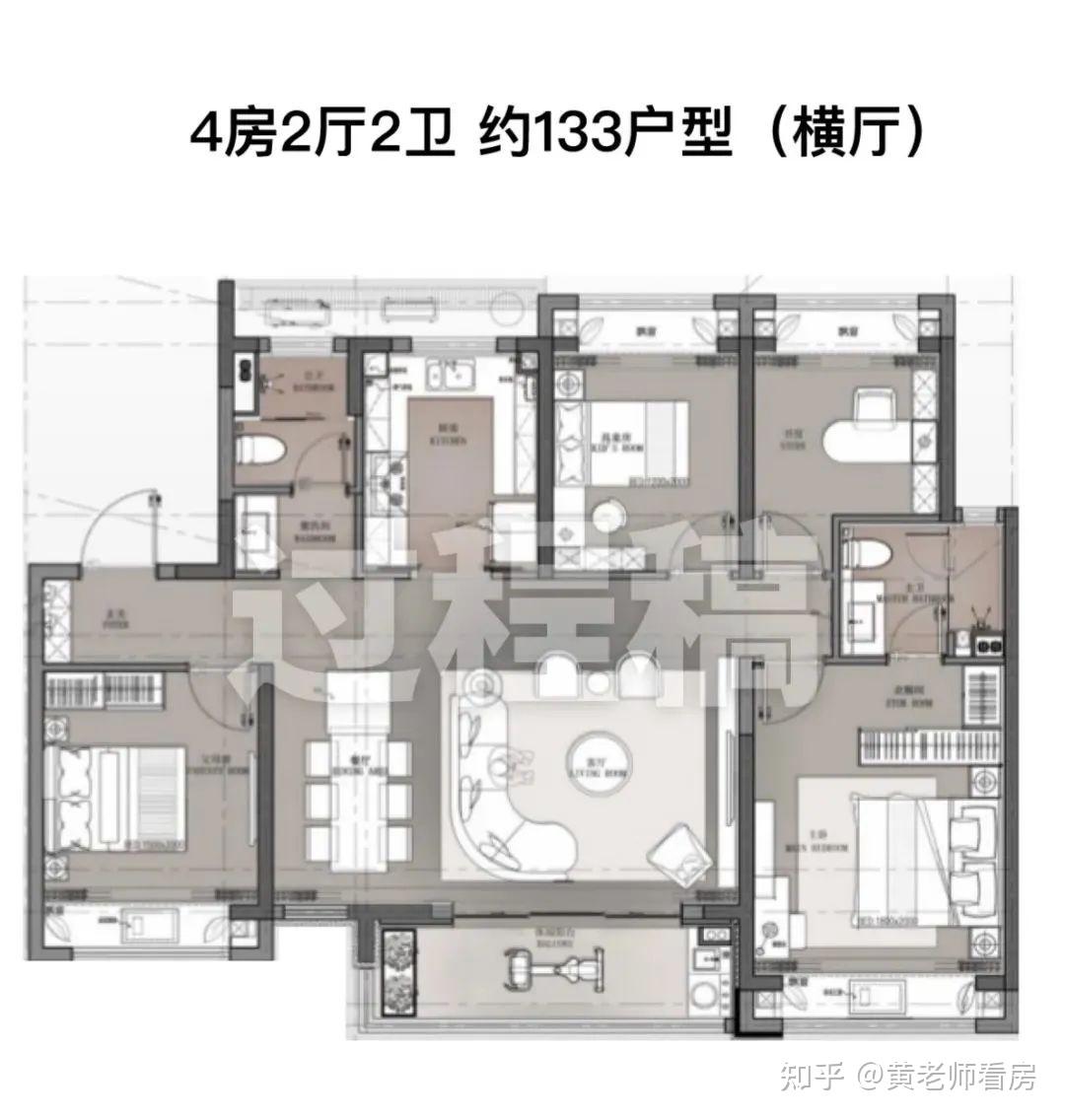 户型图曝光！唐镇红盘【浦发唐城】二期4-5月入市！约95-133㎡ - 知乎