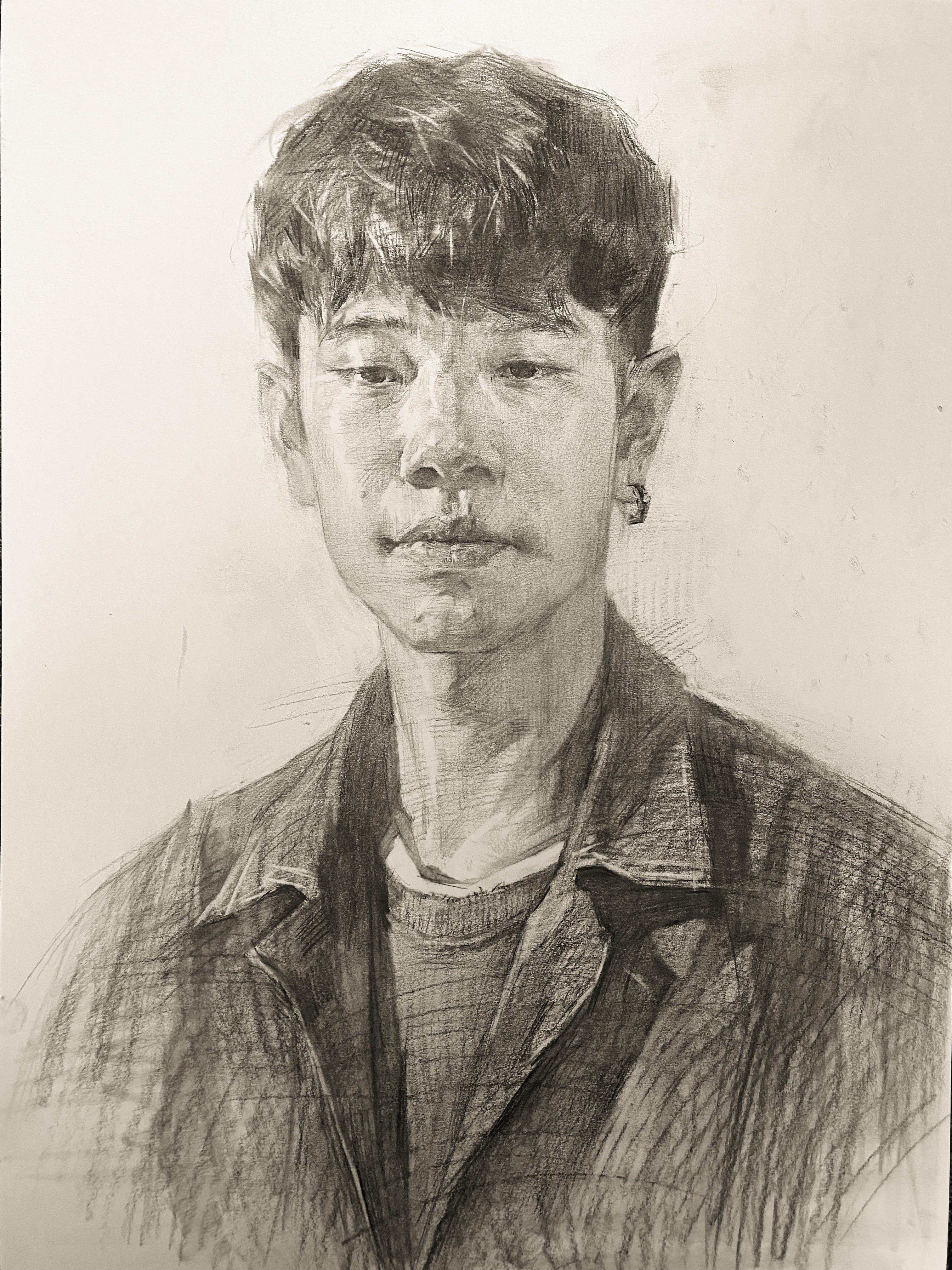 今天分享一组优质素描头像。照这样子画你就是高分卷! - 知乎