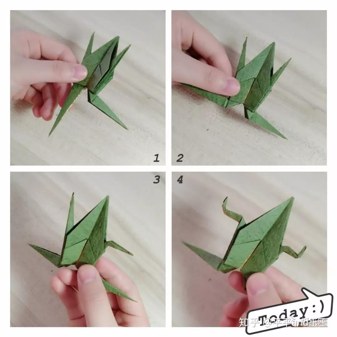 儿童易学的折纸方法 小青蛙怎么叠纸图片步骤教程╭★肉丁网