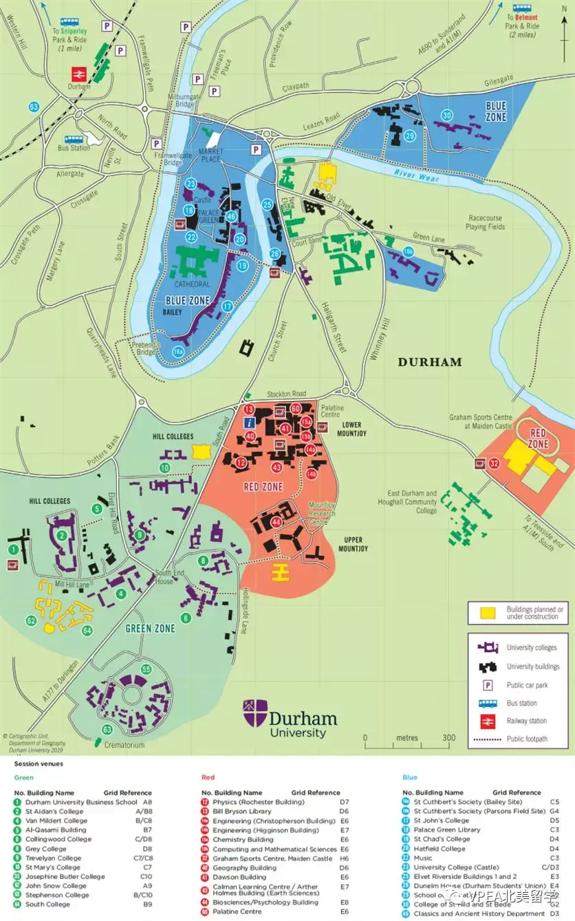杜伦大学地理位置图片