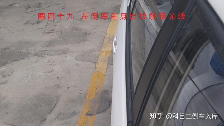 科目二倒车入库车身出线原因图解