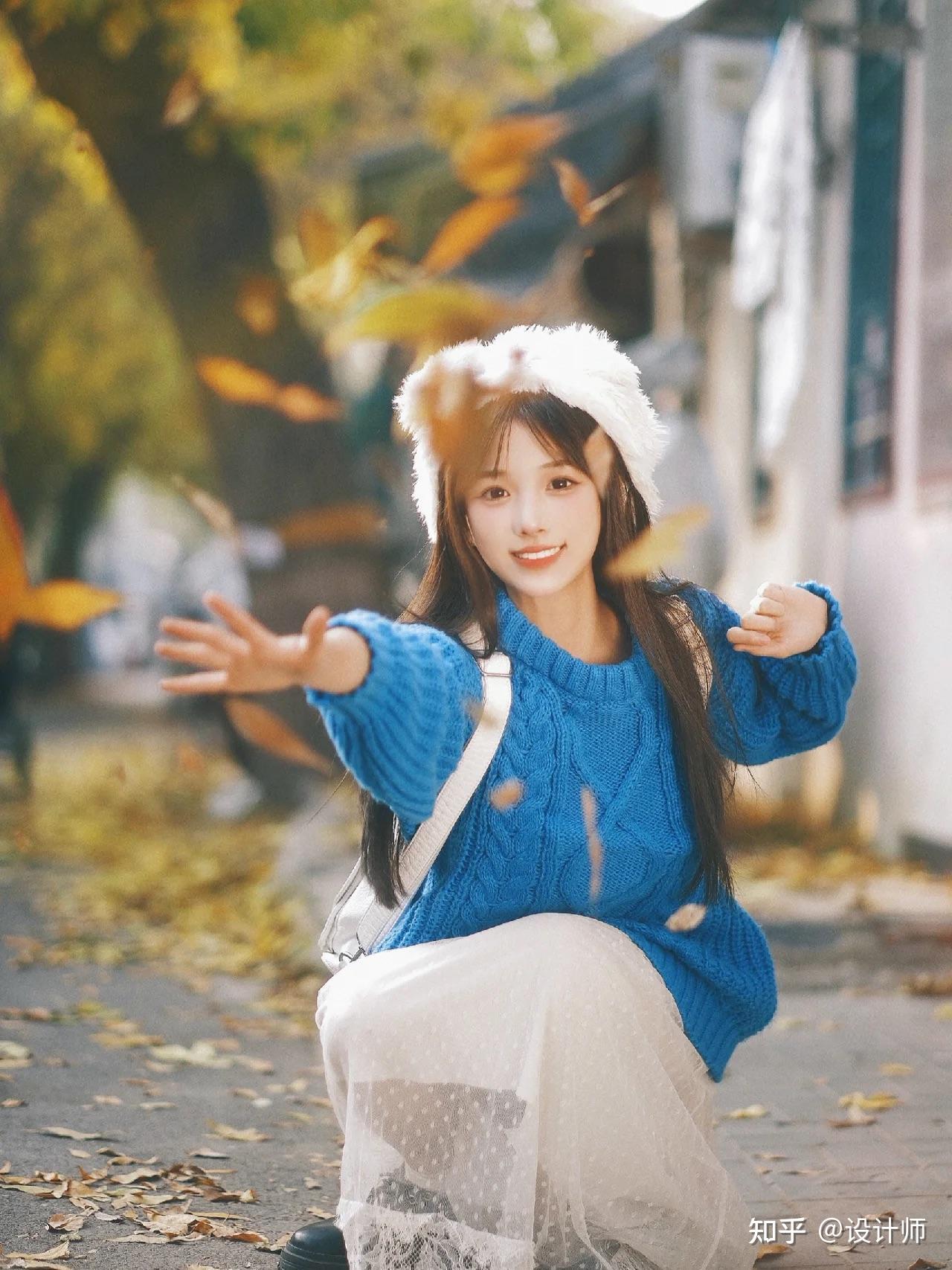 把秋叶人像拍得又美又自然这8个方法谁拍谁都很好看