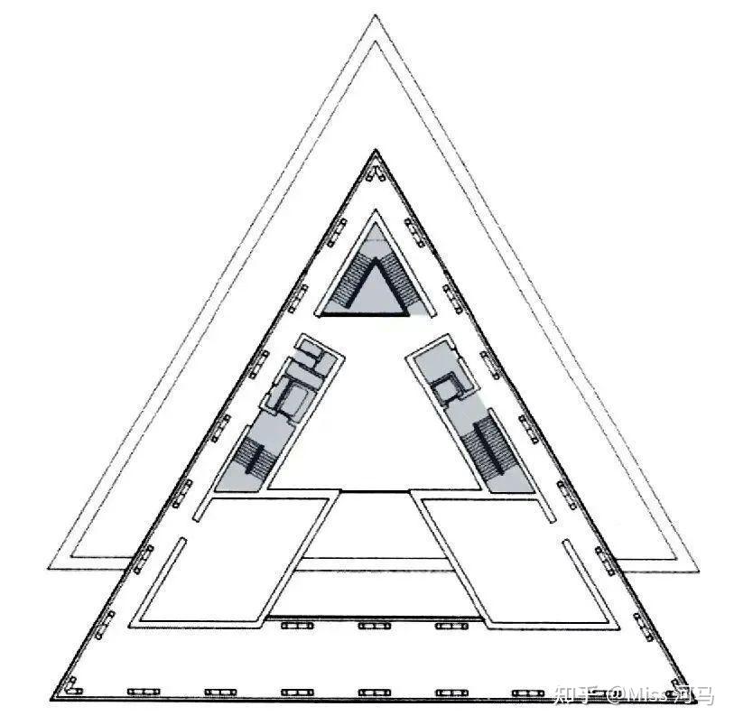 03 三角形建筑平面布局案例