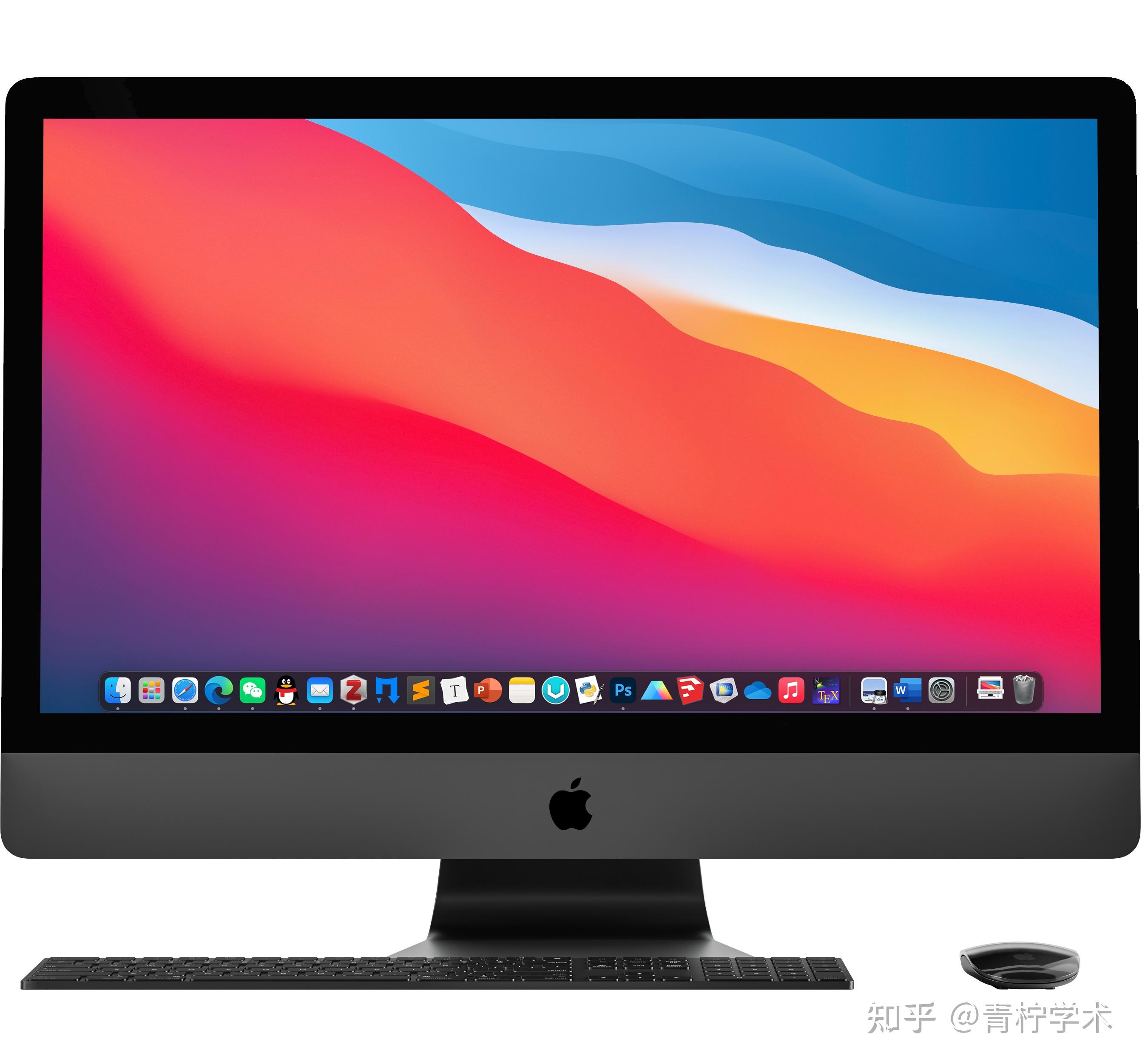 新款imac除了有一颗m1芯片,在外观上更是进行了大刀阔斧的重新设计.